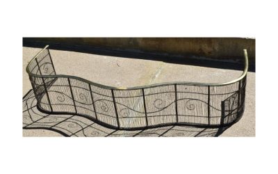 American wire and brass fire fender Federal period