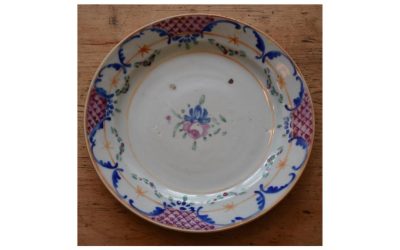 Chinese plate of the late 18th century