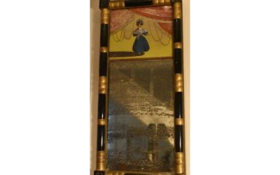 Eeverse painted Federal example circa 1820-30