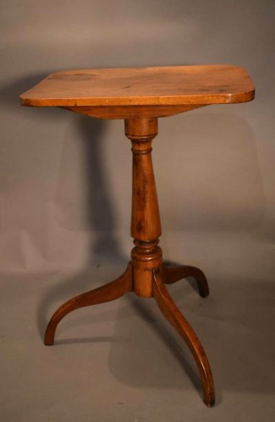 American birch sheraton candle stand