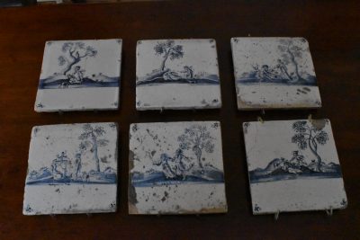 Antique delft set full size photo