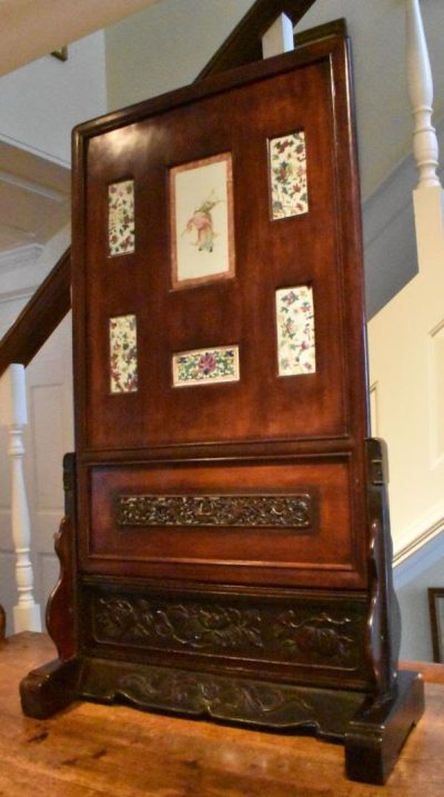 Carved chinese screen