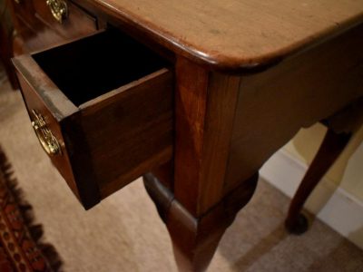 English walnut queen lowboy early 1700s. 