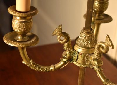 French lamp detail