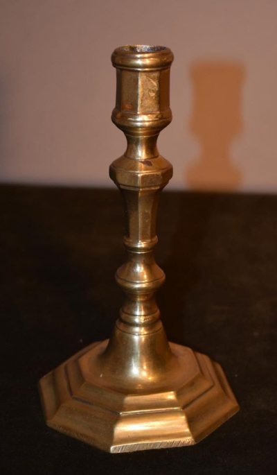French bronze candlestick full size photo