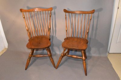 American windsor companion pair side chairs front view