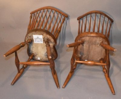 American windsor companion pair side chairs 