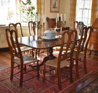 Full set of queen anne chairs