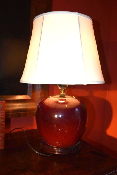 beautiful sangue de bouef 19th century Chinese jar