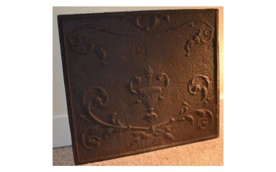 Cast Iron Fire Back