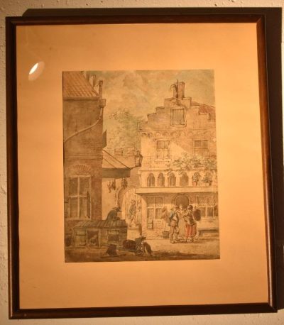 18th century street scene