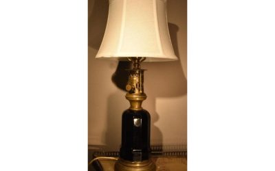 French 19th Century Oil Lamp