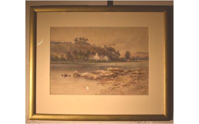 A Delicate Landscape Scene in the French Style