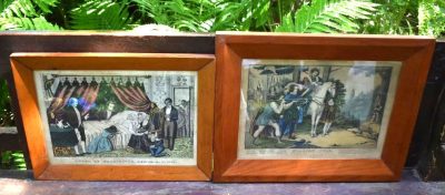 Courier engravings