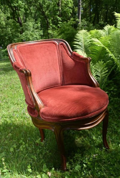 Louis XV style swivel chair