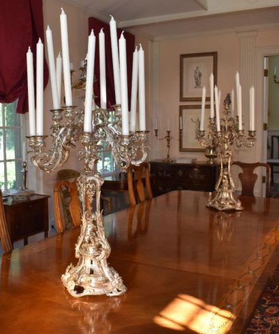 pair of candelabras