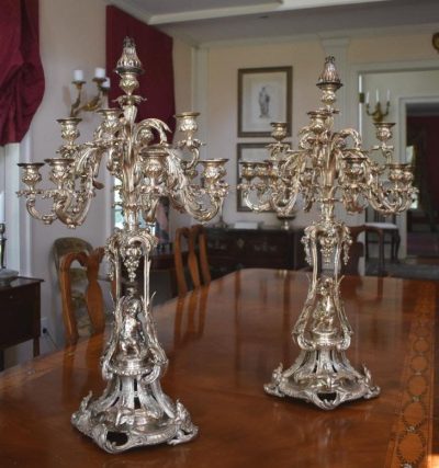 pair of candelabras