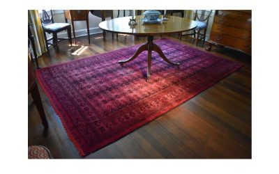 Afghan Bokhara Carpet – Mid 20th Century