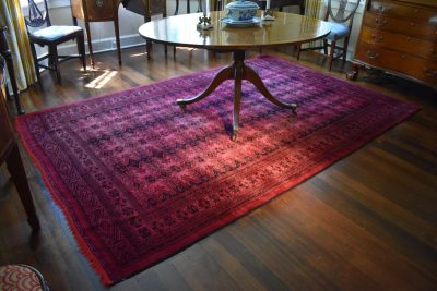 Afghan bokhara carpet, mid 20th century