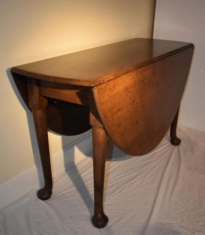 walnut dining table open