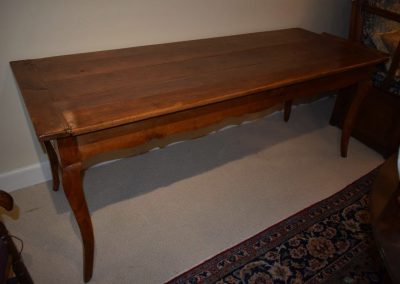 fruitwood farm table