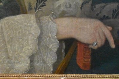 French noblewoman painted portrait