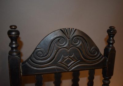 new england banister back chair