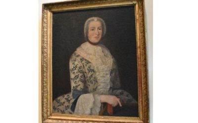 Portrait of a French noblewoman painted in the mid to late 1700’s